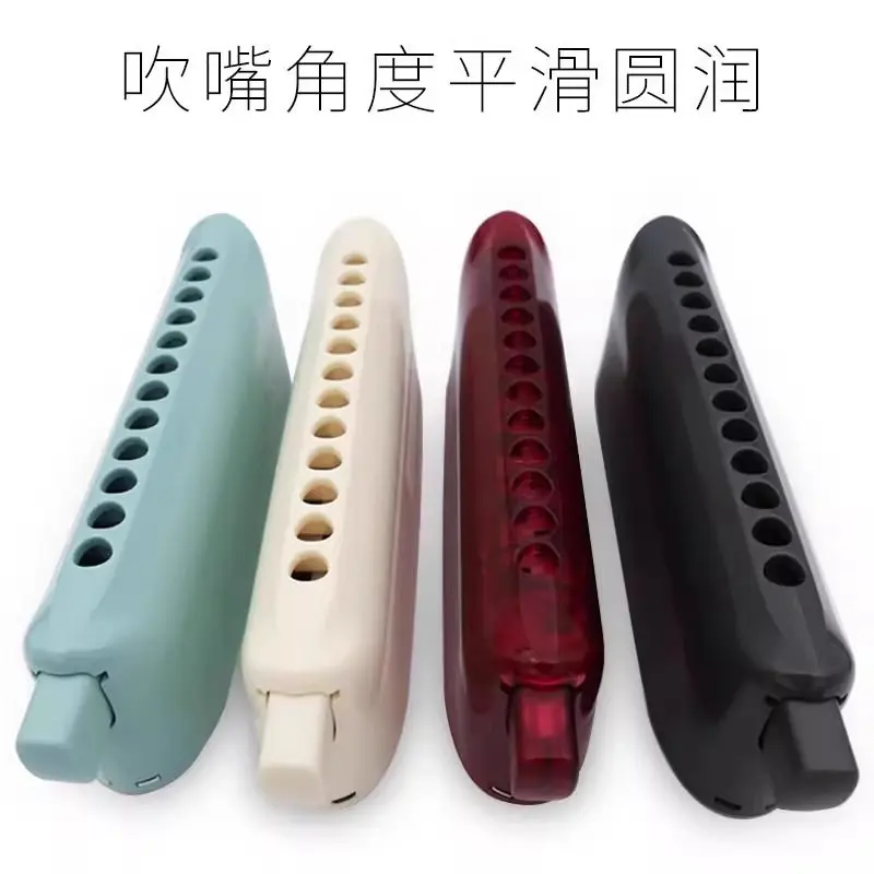 12-Hole chromatic harmonica, professional harmonica in the key of c
