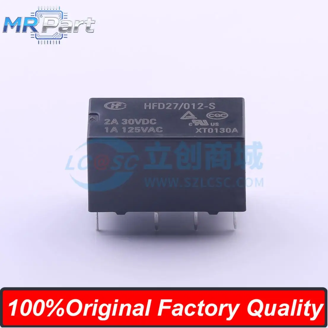 5Pieces HFD27/012-S Dual in-line Relay 12VDC Two-group Conversion 2C Double-pole Double-throw 2A 30VDC Signal Relay DIP 8 Feet