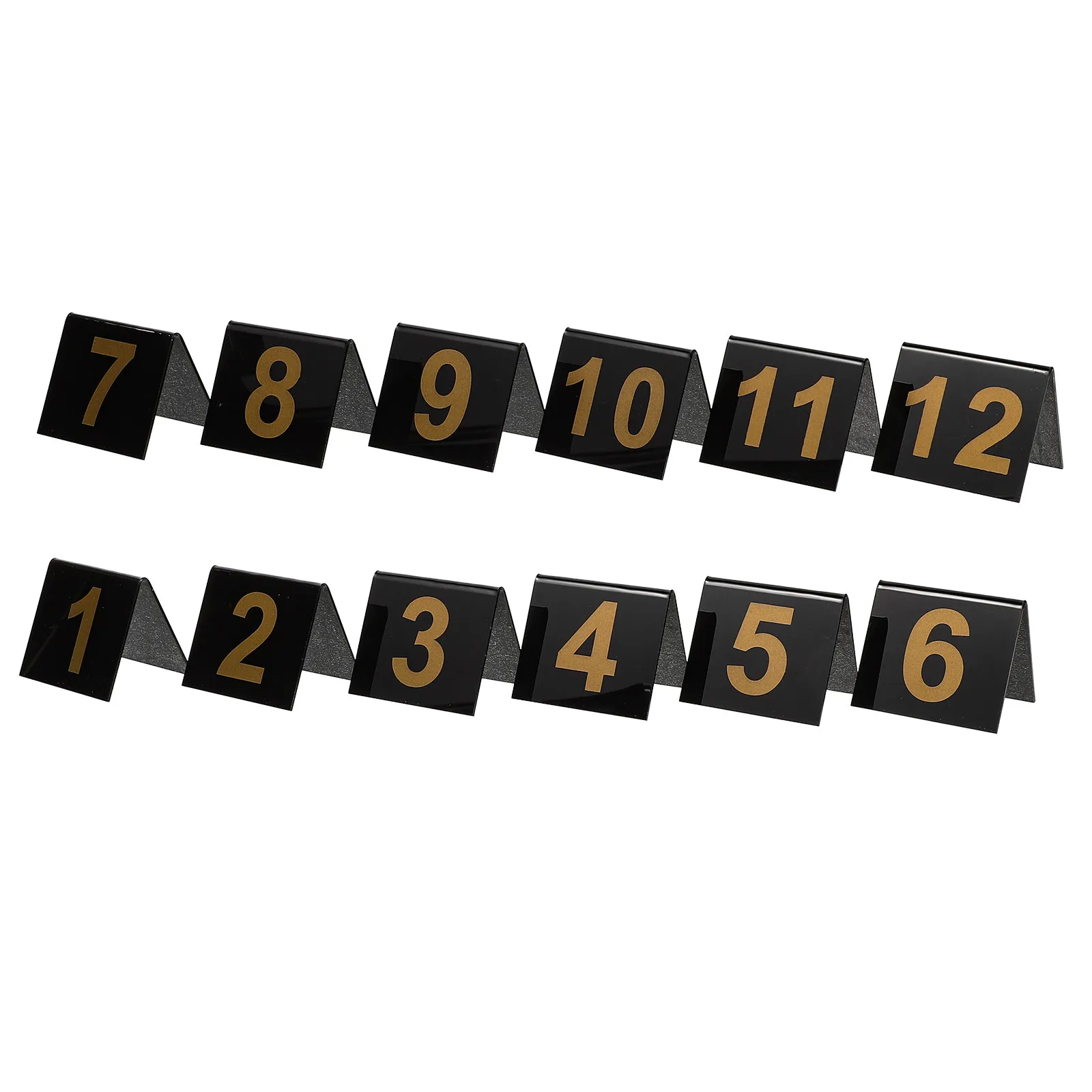 12 marqueurs numérotés en acrylique en forme de V, accessoires de fête d'enquête, accessoires de scène de crime, décoration de jeu d'indicateurs pour Halloween