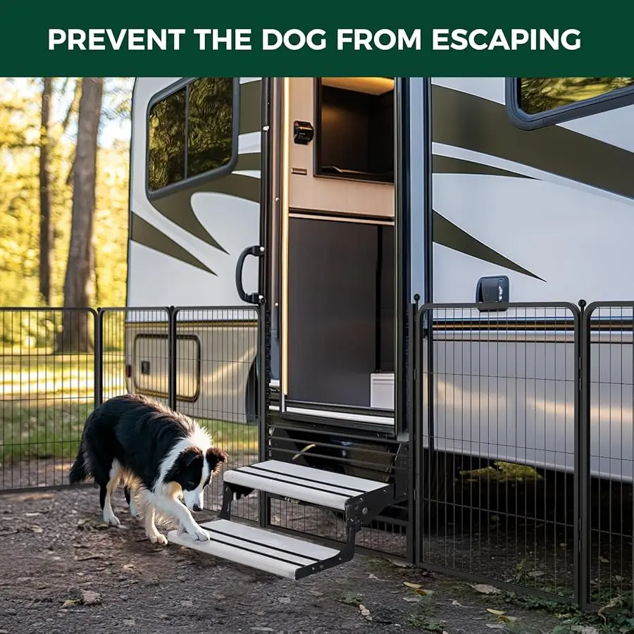 

R Step Grid (Playpen Not Included) - Dog Barrier for R Stairs, Compatible Playpen│Patented