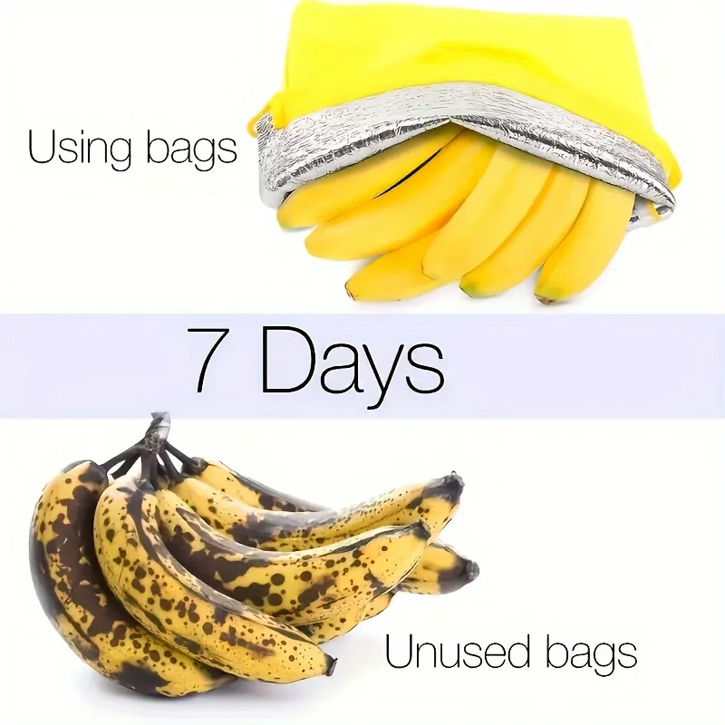 1pc Banana Storage Bag, Vegetable Preservation Bag, Prevent Ripening, Banana Storage Freshness Bag, Lightweight Convenient