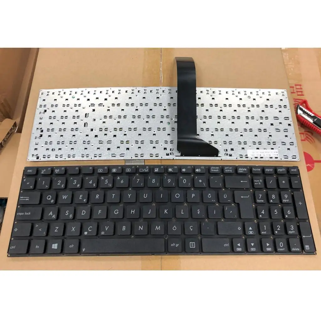 Durable Plastic Laptop Keyboard Replacement PC Notebook Key Accessory for Asus X552M X552L Y581C A550VB