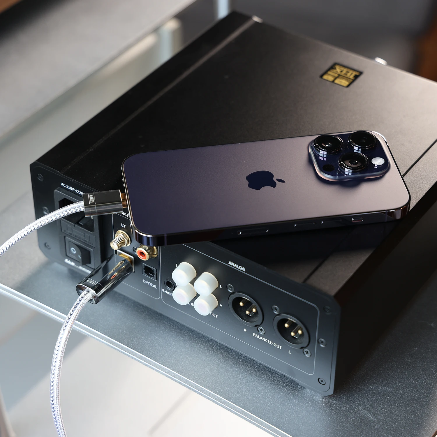 DD ddHiFi TC09BL (ضوء نينغ إلى USB-B) HiFi السمعية كابل مع هيكل محمية مزدوجة/تحسين جودة الصوت ملحوظ