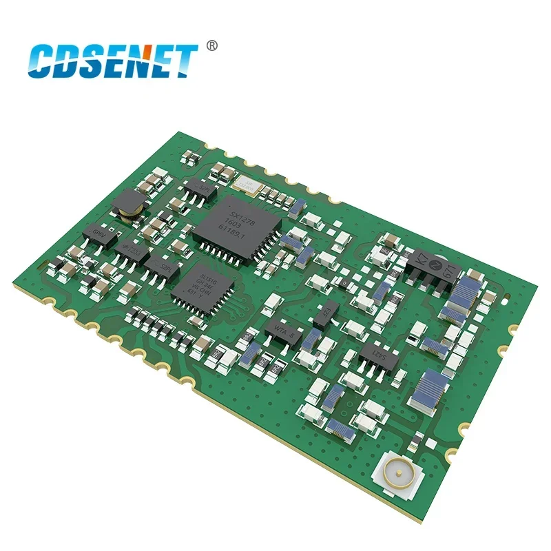 LoRa-módulo rf de 433 MHz, transceptor de largo alcance de 1w, CDSENET, E32-433T30S, UART, SMD, 30dBm, 433 mhz, IOT, receptor transmisor