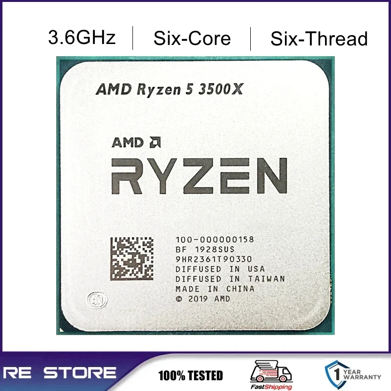 CPU AMD RYZEN 5 3500X AMD Ryzen 5 3500 Processor 6 core 3.1 GHz Processor CPU | eBay