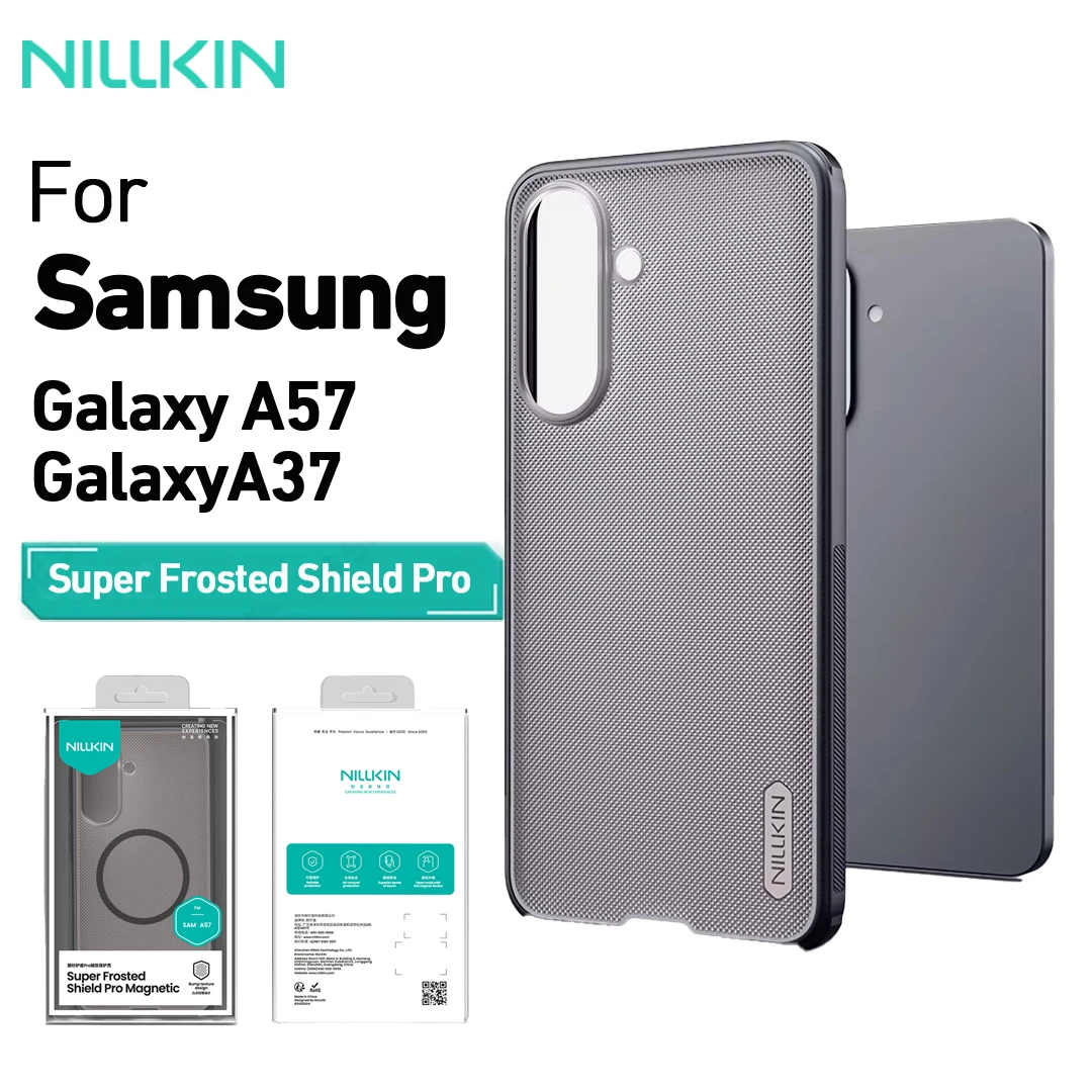 Nillkin Super Frosted Shield Pro für Samsung A57/A37 |   TPU+PC Hybrid, Rutschfest, Kamera- und Bildschirmschutz, Schlanke Hülle
