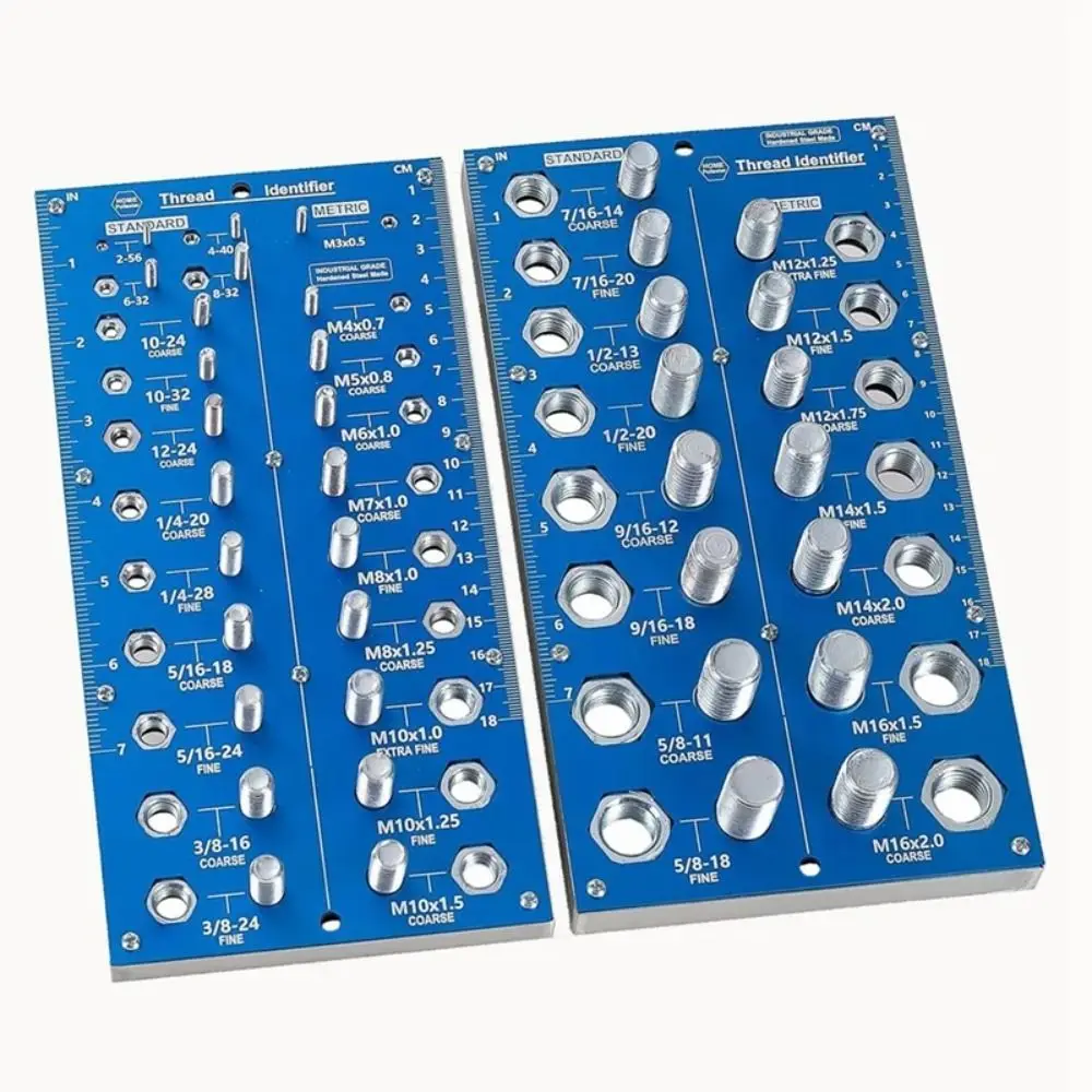 jeu-de-jauges-de-filetage-de-foret-robuste-identification-rapide-jauge-d'identification-de-boulon-et-d'ecrou-durable-resistante-a-l'usure-et-dure