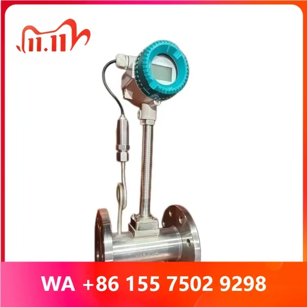 Flange-Mounted apor Flowmeter with Temperature and Pressure Compensation izle 304SS