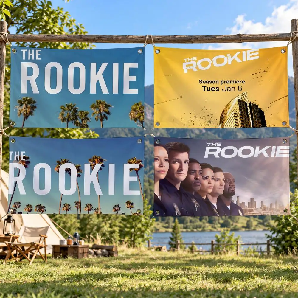 Hot Broadcast The R-Rookie Flags Soft Skin-friendly Durable Tapestry Outdoor Party Home Living Room Bedroom Decoration