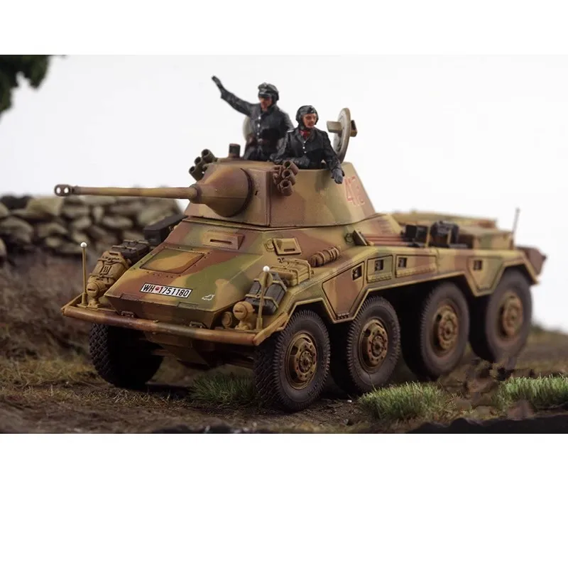 1/72 Bilancia 2 Pz 234 Cougar Car Set Carro Armato Soldati Action Figures Modello FAI DA TE Scena Accessorio Collezione di Bambole Display Giocattoli Ventole