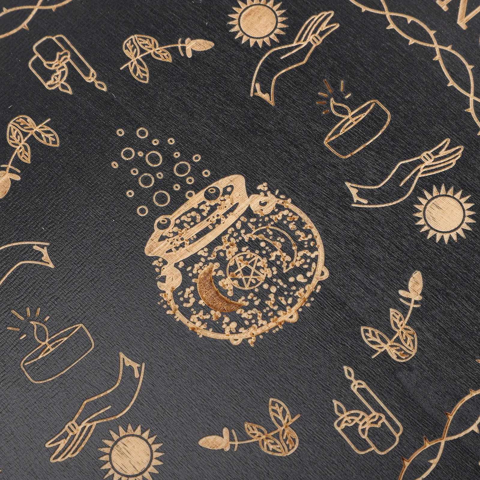 

Wooden Tarot Board Durable Divination Game Plate Pendulum Answer Boards Alphabet Planks Decorative Supplies Prop Home Toy