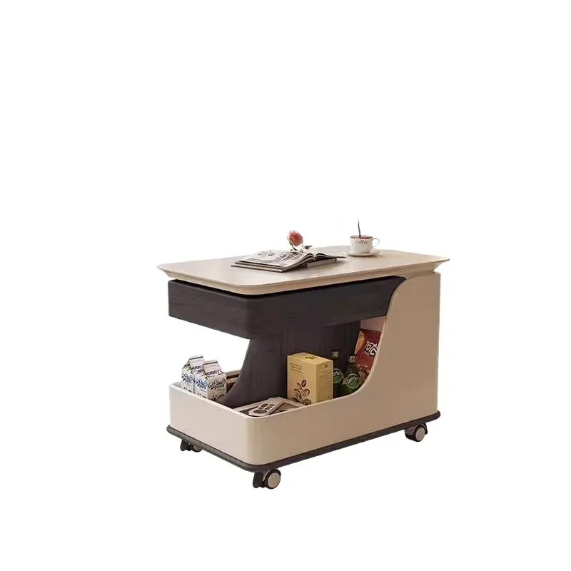 

Многофункциональный белый деревянный компактный журнальный столик, уникальный журнальный столик для хранения вещей, гостиная Tavolino Salotto, домашний декор