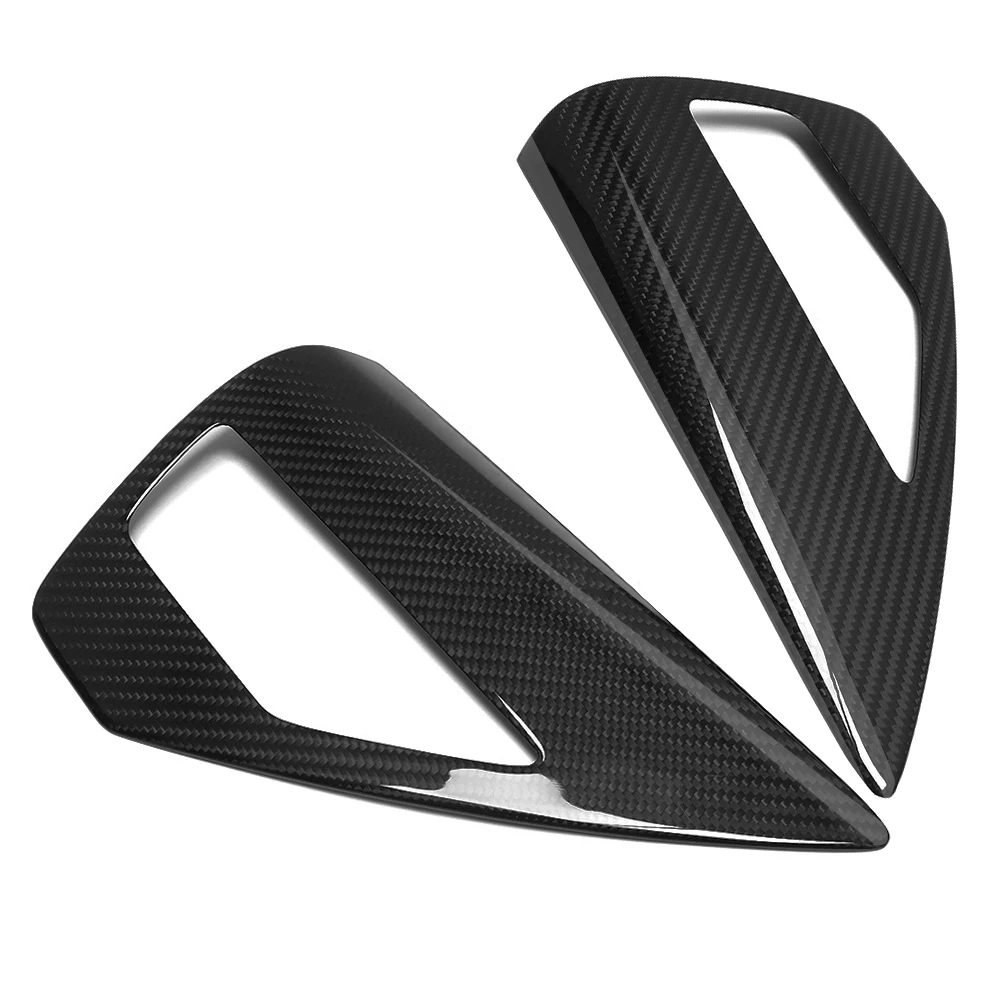 For Tesla Model 3 Model Y 2020-2022 Real Carbon Fiber Charging Port Panel Cover Trim Car Protective Accessories