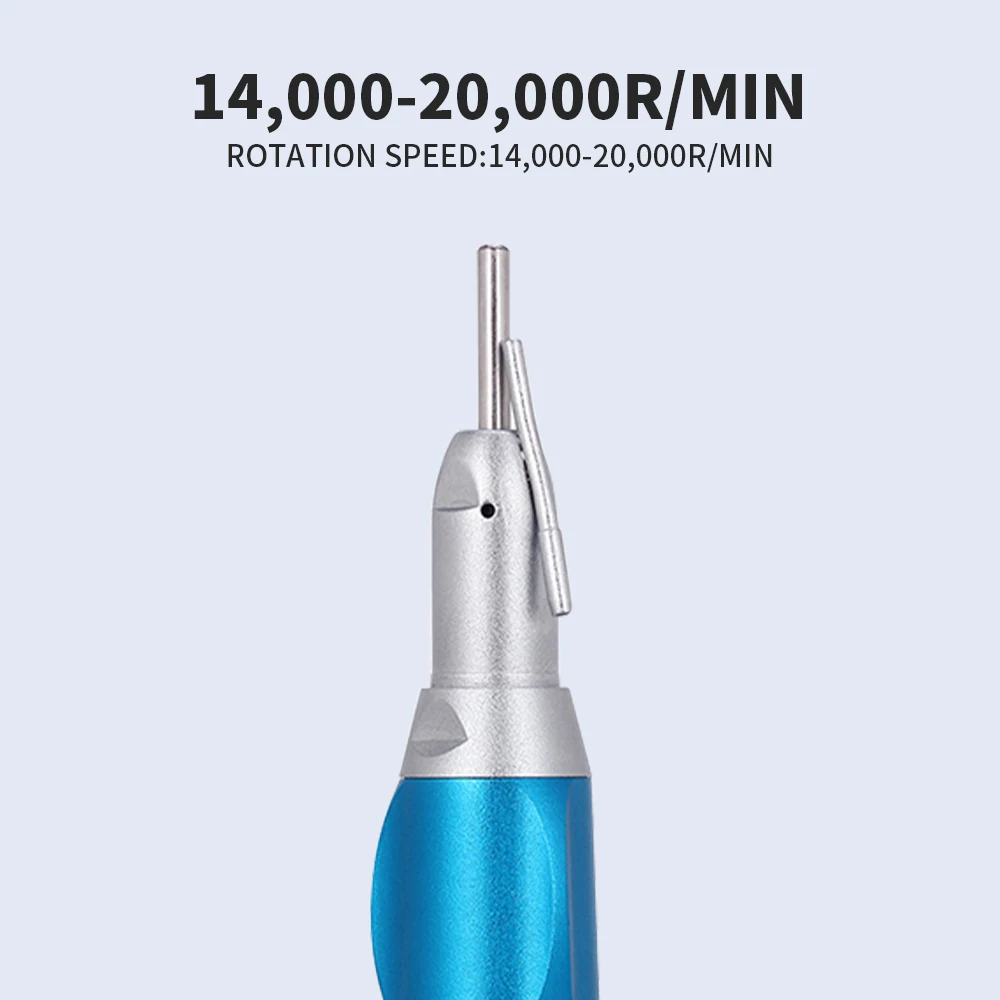 AZDENT Dental Surgical Straight Handpiece 1:1 With External Irrigation Pipe Rotation Speed 14000-20000r/Min