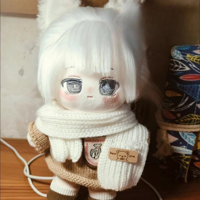 

20cm Anime Game GRAY RAVEN No.21 Kawaii Cosplay Soft Cotton Doll Body With Skeleton Cartoon DIY Dress Up Toy Figures Fans Gifts