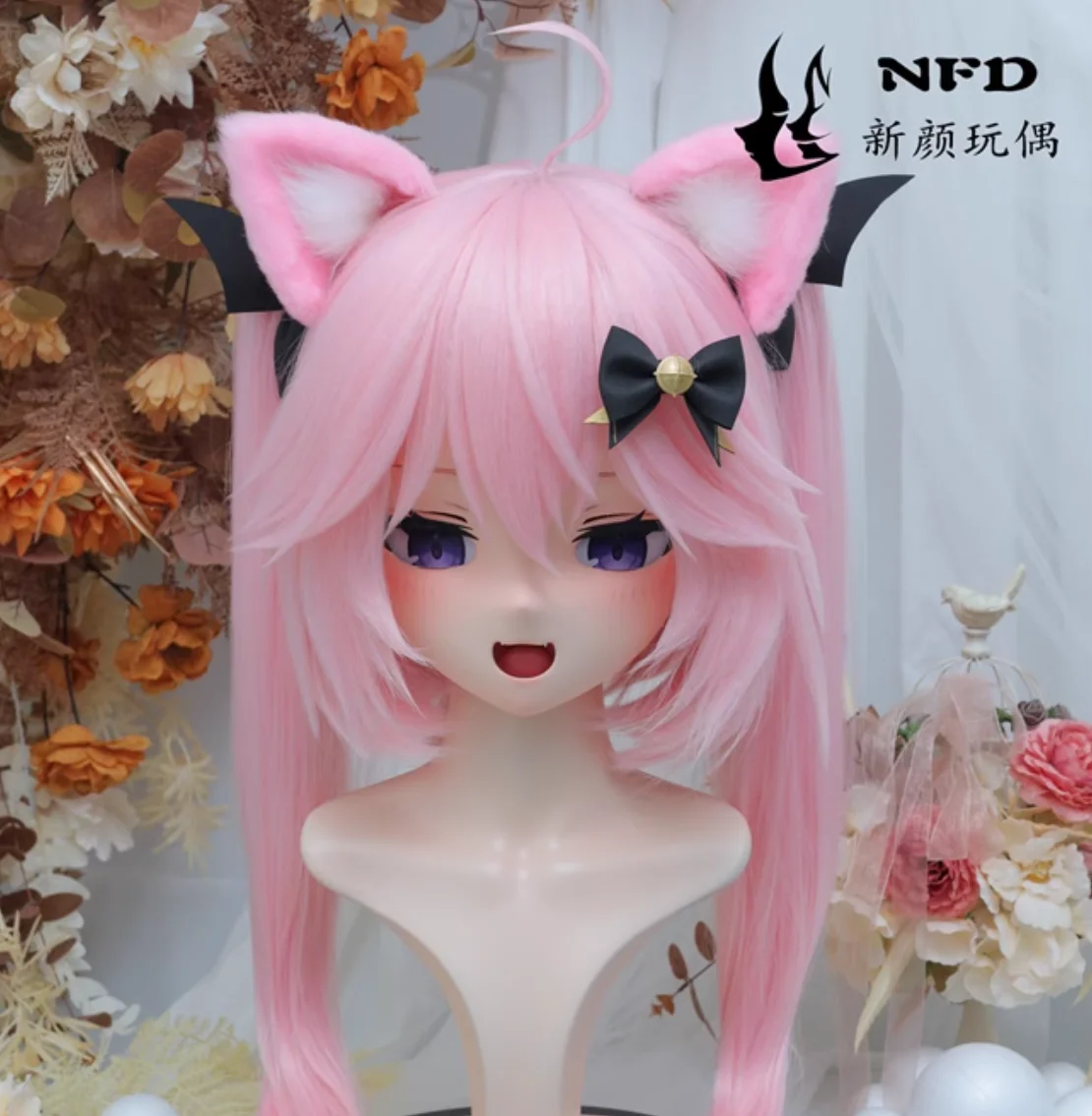 

(NFD-25-21)Customize Full Head With Lock Crossdress Doll Female/Girl Japanese Anime Cartoon Character Kig Cosplay Kigurumi Mask