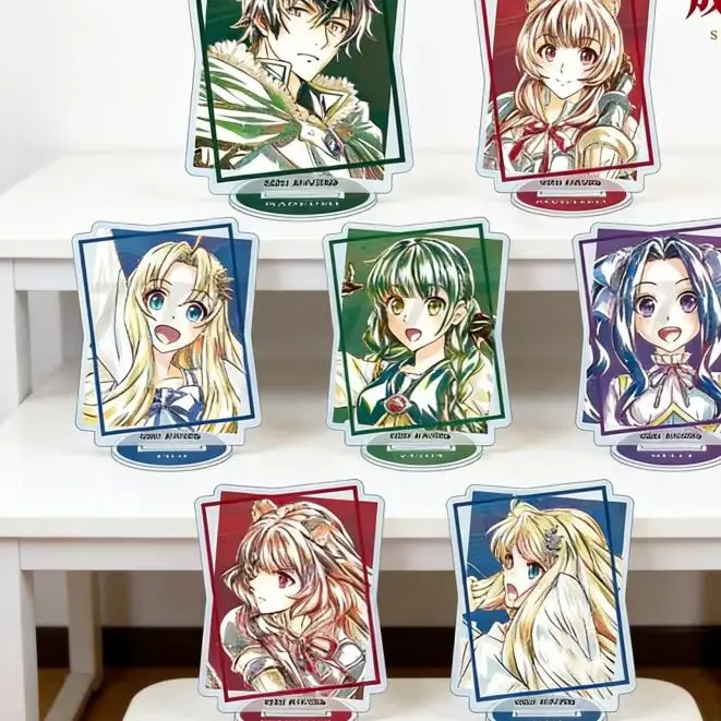 Statuetta Decorativa In Acrilico Di Raphtalia, Naofumi, Filo E Fitoria Da The Rising Of The Shield Hero, Decorazione Da Tavolo-image