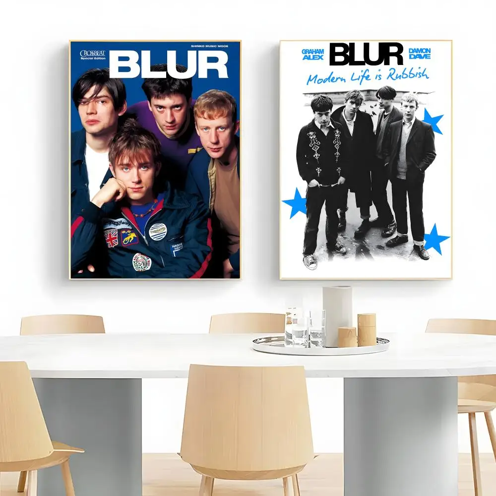alternative band B-Blur Poster Wall Art Print Decorative Mural Home Decor Gift Unframed