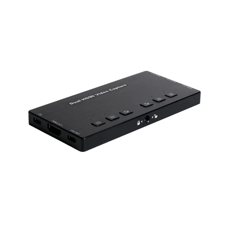 4k Video Capture Card Device 60fps Dual Channels Video Switcher Capture Card for Live Streaming