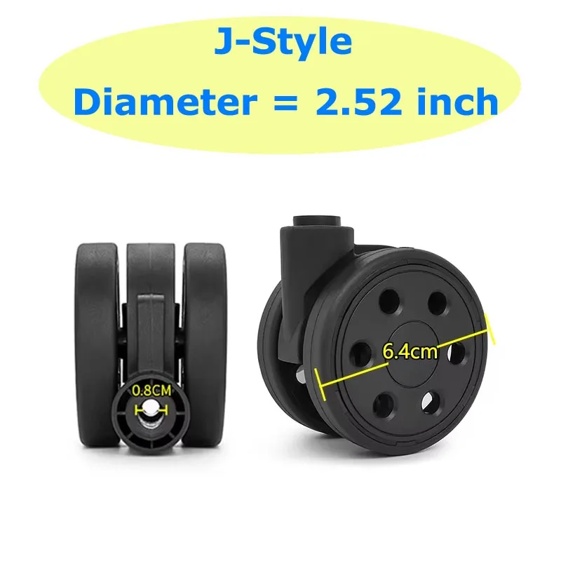 Durchmesser 2,52 Zoll/6,4 cm Räder für Rimowa Koffer Ersatzräder für Rimowa Koffer – Detail 7