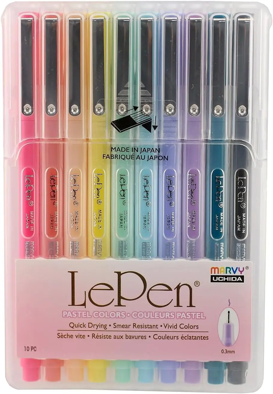 

10 Pastel Color Pens for Smooth Writing, Ideal for Note-Taking and Art Projects