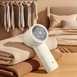 Electric Lint Remover For Clothing with 6-Leaf Blades New Rechargeable Fabric Shaver Remove Pilling  Furniture Fuzz Lint Ball