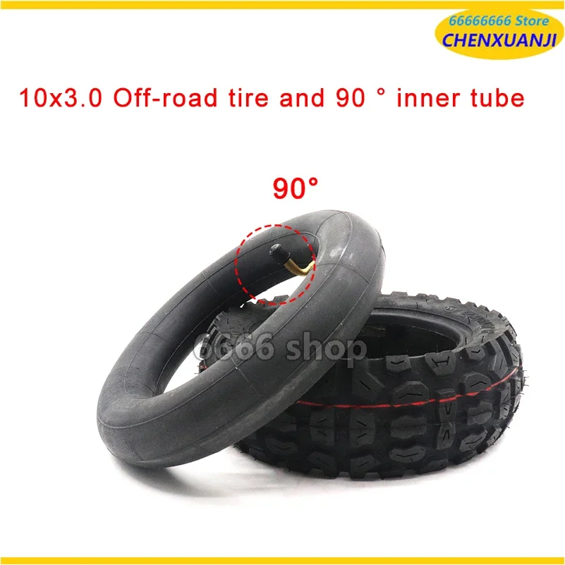 10 Inch Pneumatic Tyres 80/65-6 for Electric Scooter E-Bike 10x3.0-6 Thicken Widen Hard Wear-resistant Road Tires Inner Tubes