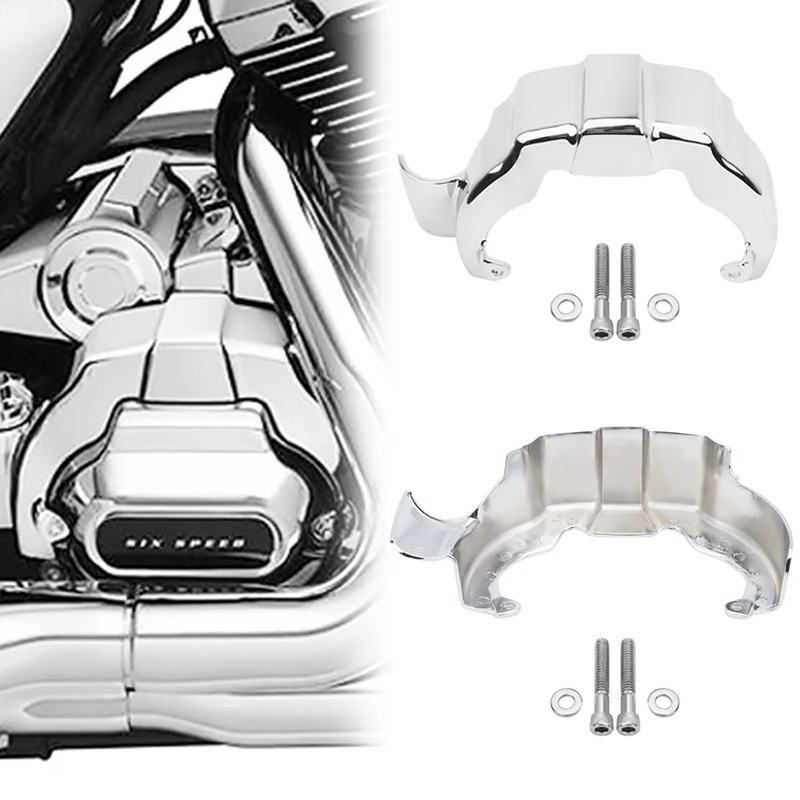 

Chrome Motorcycle Transmission Shroud Cover For Harley Touring Electra Glide Road Glide Road King Street Glide 2017-2022