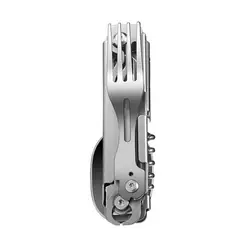 Couverts Pliants de Qualité Supérieure, Antirouille, Argent, Document, Pique-Nique