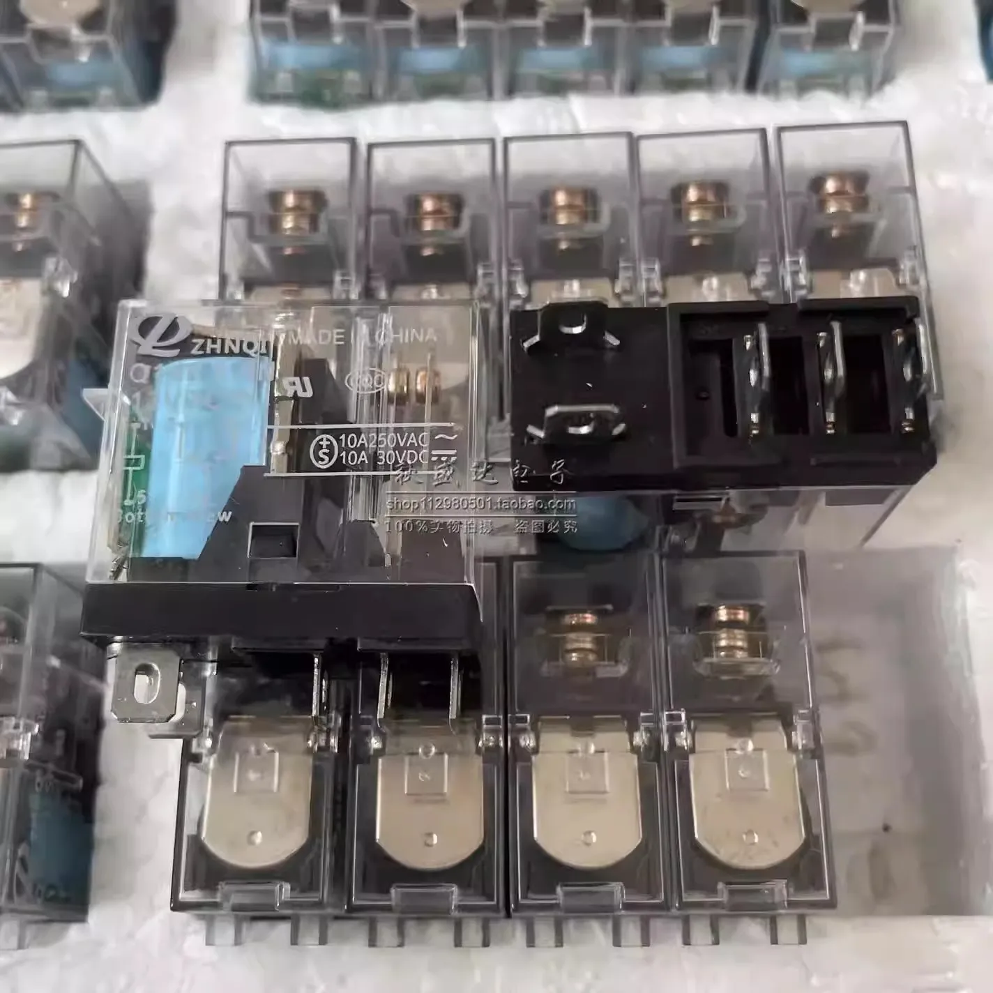 (5pcs) Zhengqi ultra-thin small intermediate relay Q14F-1-SN-12VDC 5-pin 10A through RJ1S-CL-D12