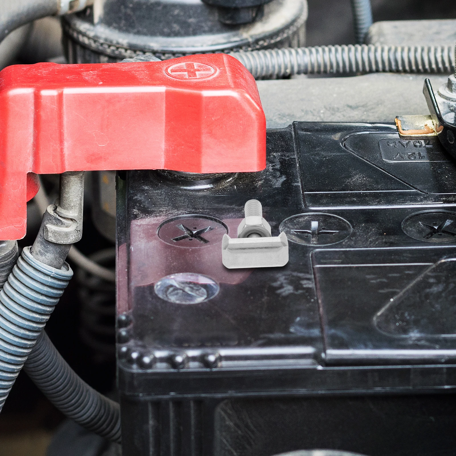 

Stainless Steel T-Shaped Replacement Clip Terminal Bolt Car Cable Extender Bolt Automotive Parts Fixed Clip Screw