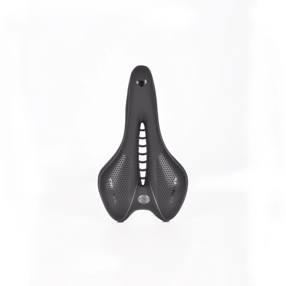 

TRIFOX Bike Saddle Silicone Hollow Road Mountain Bike Cushion Cycling Seat PU Leather Comfortable Shockproof Bicycle Saddle