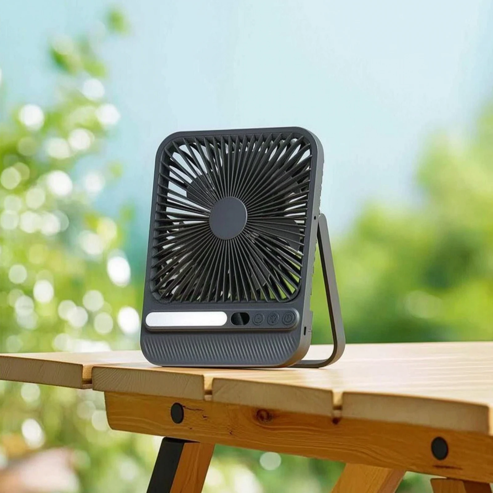 Настольный вентилятор с подсве – обзор и цена Outdoor Camping Ventilator