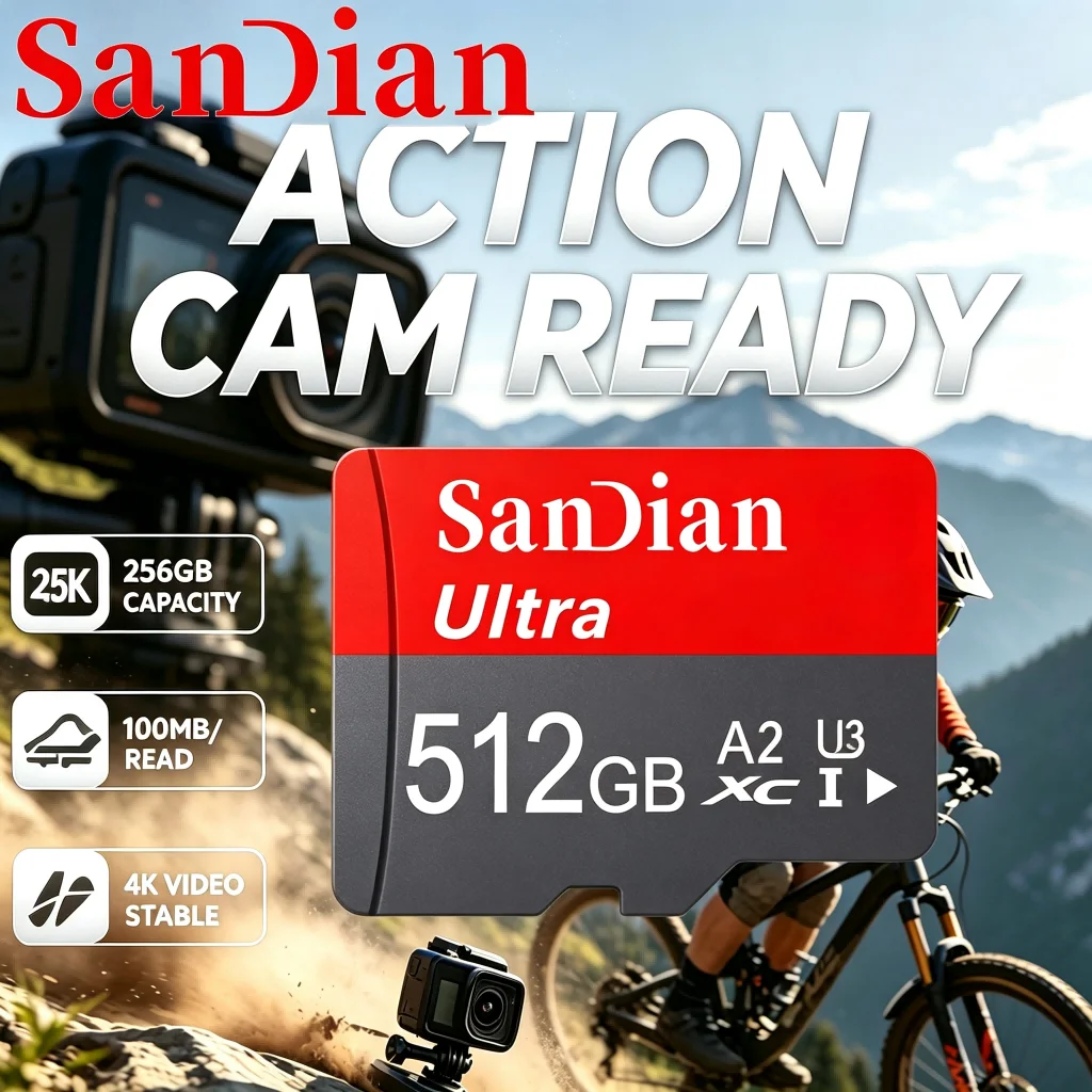 Reliable SD Cards Memory Card TF Cards Micro TF SD Card 64GB 128GB 512GB V60 Full HD High Speed 4K Full HD Full HD for Phone