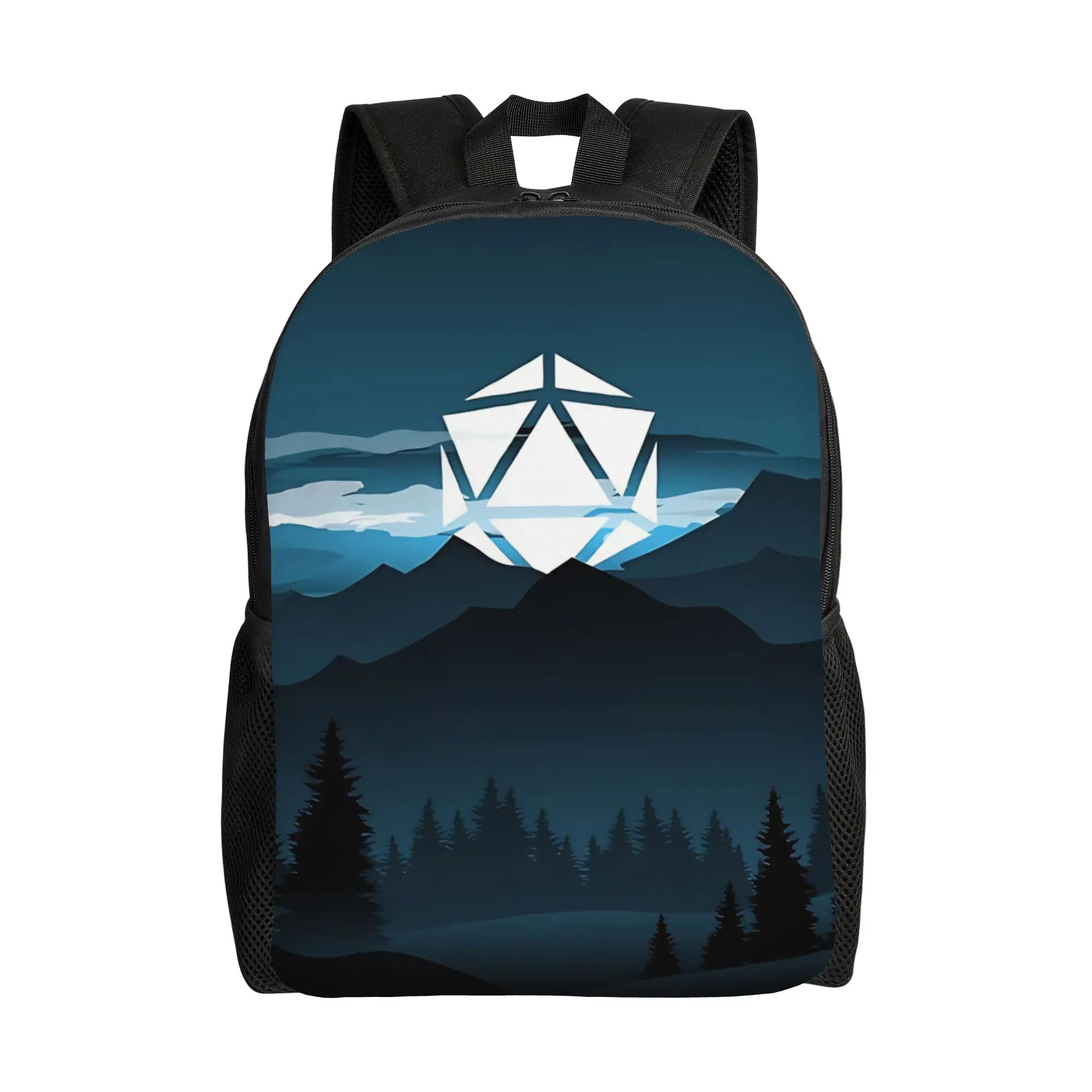 DND Forest Mountain Scenery Schoolbag Men Sporty Fashionable mochila Large Capacity Laptop Bag Back To School Season