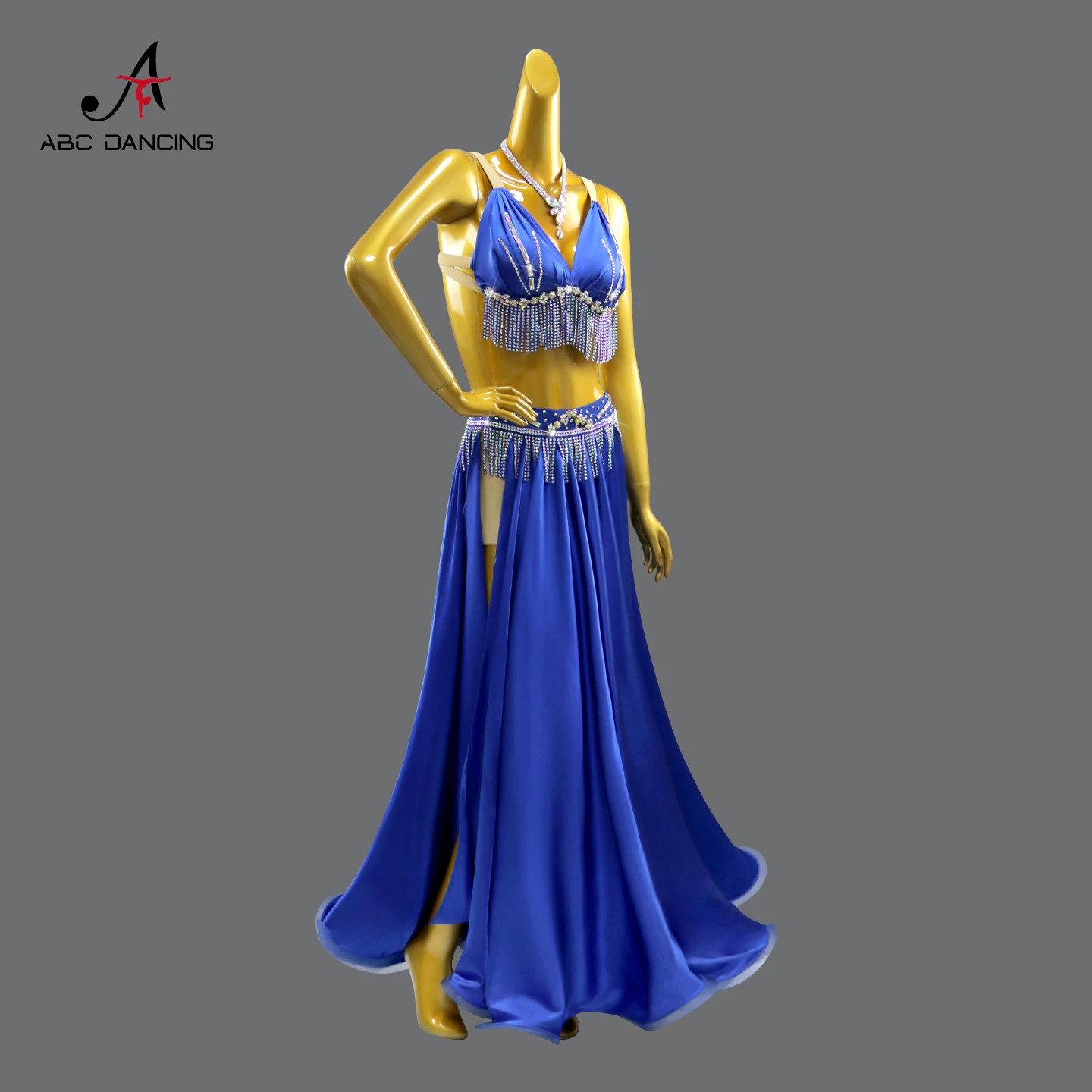 Traje de Danza del Vientre para Práctica, Vestido de Noche para Bailarinas, Disfraz de Carnaval, Falda para Actuación en Escenario, Traje de Danza para Niñas