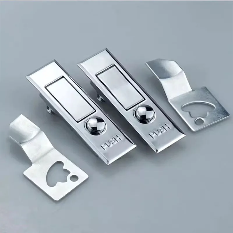 1PCS MS503 Electrical Cabinet Flat Lock Dot Button Bounce Lock Fire Hydrant Box Small Chassis Cabinet Door Lock Hardware