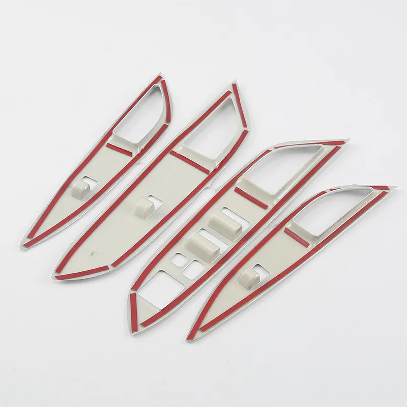 

Интерьерные аксессуары с левым рулем для Mitsubishi Outlander 2016-2021, подлокотник двери, переключатель окна, защитная панель управления, накладка