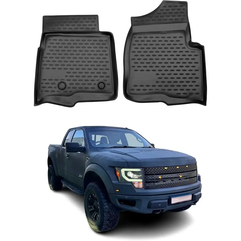 

Всепогодные черные коврики из ТПЭ для моделей 2009-2014, комплект из 2 предметов