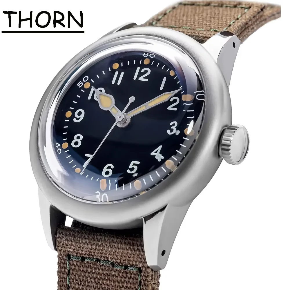 THORN A11 Titanium Watch Military Retro NH35 Automatic Movement Men Watches 200M Waterproof Sapphire Luminous Homage Wristwatch