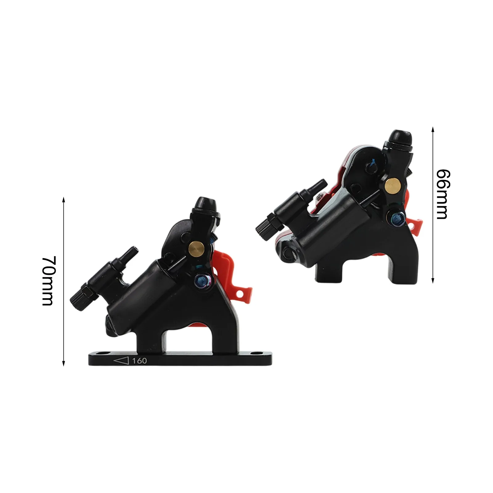 

Aerodynamic Profile of Road Bike Hydraulic Disc Brake Caliper Designed to Minimize Air Resistance During Rides