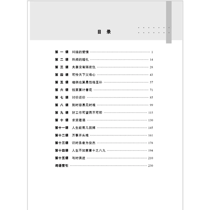 2022 neues Lernen fort geschrittene chinesische Idiome gesprochenes chinesisches Lehrbuch für Studenten/Erwachsene