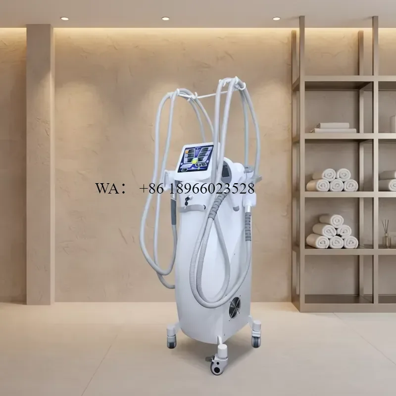WMWMNU 2026 New 360RF Vshape Rolling Vibration Body Lymphatic Drainage Multifunction Vacuum Roller Slimming Salon Beauty