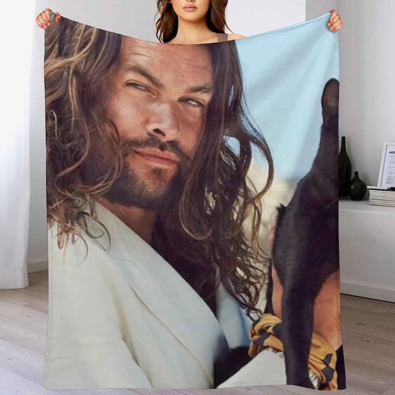 

jason momoa Throw Blanket Luxury Brand Tourist Nap warm for winter Blankets