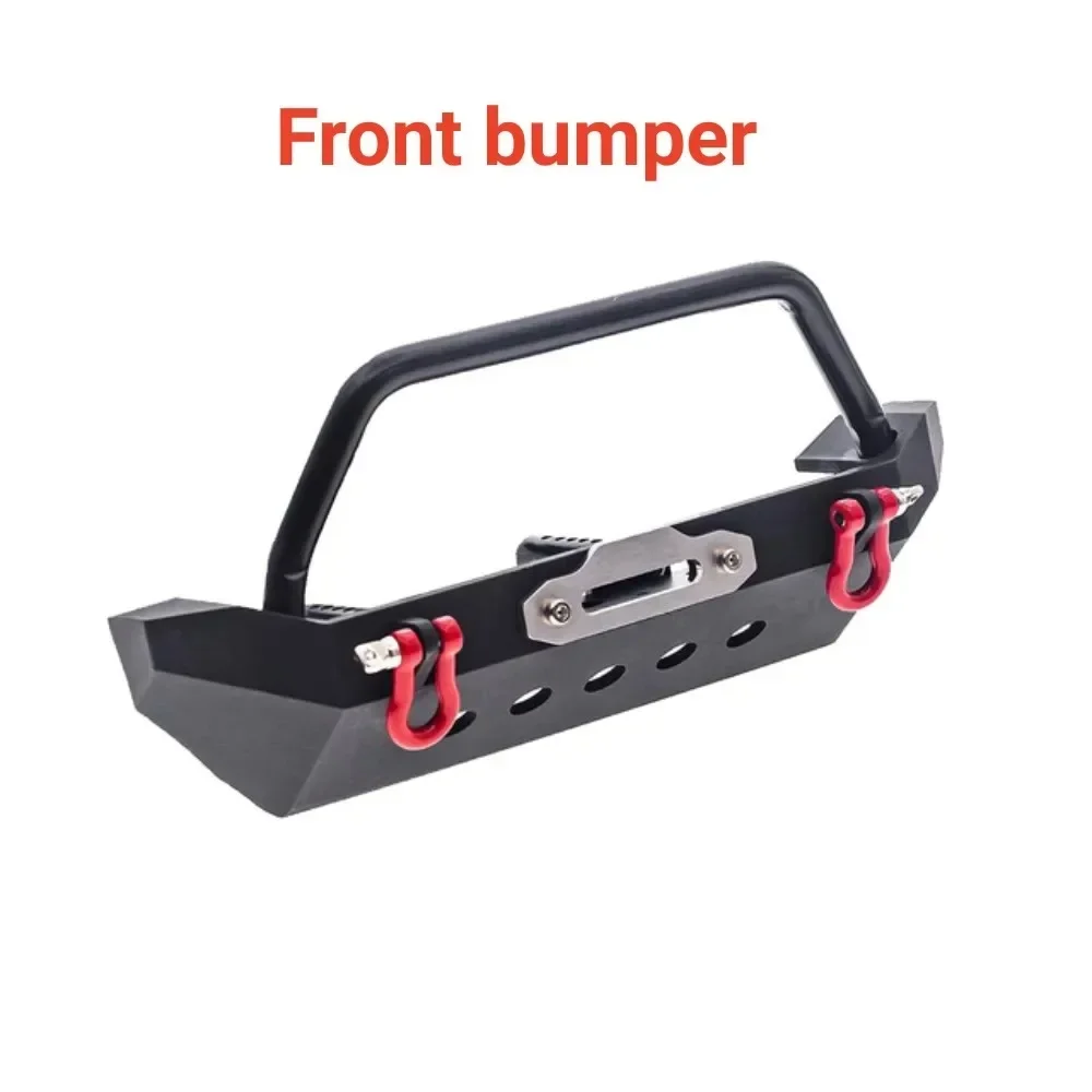 

Metal Front Rear Bumper with Tow Hook Defender for 1/10 RC Crawler Axial SCX10 90046 SCX10 III AXI03007 Trxs TRX4