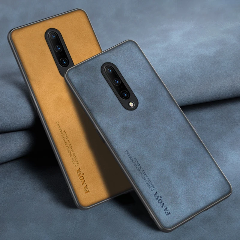 Luxury Leather Case For OnePlus 7 7T 8 Pro ACE Cover Matte Silicone Phone Case For OnePlus 13 5T 6 6T One Plus 9 10 11 12  Coque