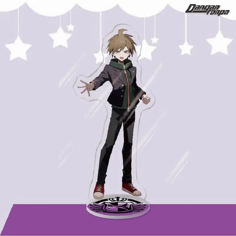 Japan Danganronpa Game Figures Naegi Makoto Kirigiri Kyoko Exquisite Acrylic Stand Model Keychain Kokichi Oma Anime Prop Gift