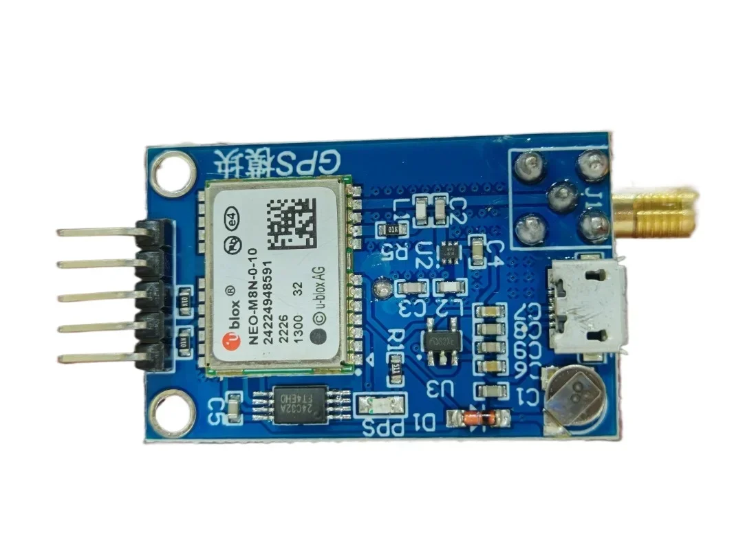 NEO-M8N-0-10 GPS + Beidou Receiver Module, Integrated EEPROM with Ceramic Antenna