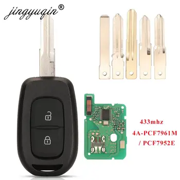 Afstandsbediening Autosleutel 433 mhz PCF7961M 4A voor Renault Sandero Dacia Logan Lodgy Dokker Duster Trafic Clio4 Master3 VAUXHALL VIVARO