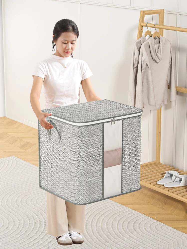 Aufbewahrungstasche für Kleidungsdecke mit großem Fassungsvermögen und Fenstern, Universitäts-Schlafsaal-Schlafzimmer-Schrank-Organizer-Tasche, bewegliche Hundetasche